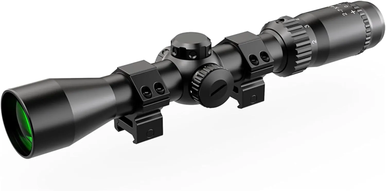 2-7x42 Long Eye Relief Scope Red llluminate Mil-dot Reticle 30mm Tube Diameter Fits Mosin Nagant 1891/30 M39 M44
