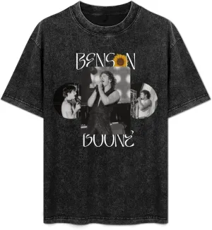 2025 American Heart Tour Men's T Shirt Vintage Washed Round Neck Retro Short Sleeve Shirt for Mens