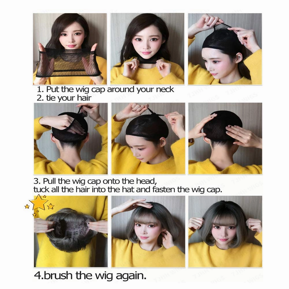22 Inches long Hair Wig for Women Black Synthetic Hair Natural Long Straight Wig With Bangs Party Cosplay Wig for Girl (Raspberry Red)