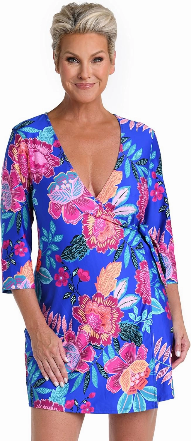 24th & Ocean Women's Wrap Dress Cover Up