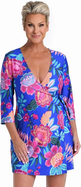 24th & Ocean Women's Wrap Dress Cover Up