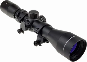 2-7x42 Long Eye Relief Scope Red Green llluminate Mil-dot Reticle 30mm Tube Diameter Fits Mosin Nagant 1891/30 M39 with Mount Rings