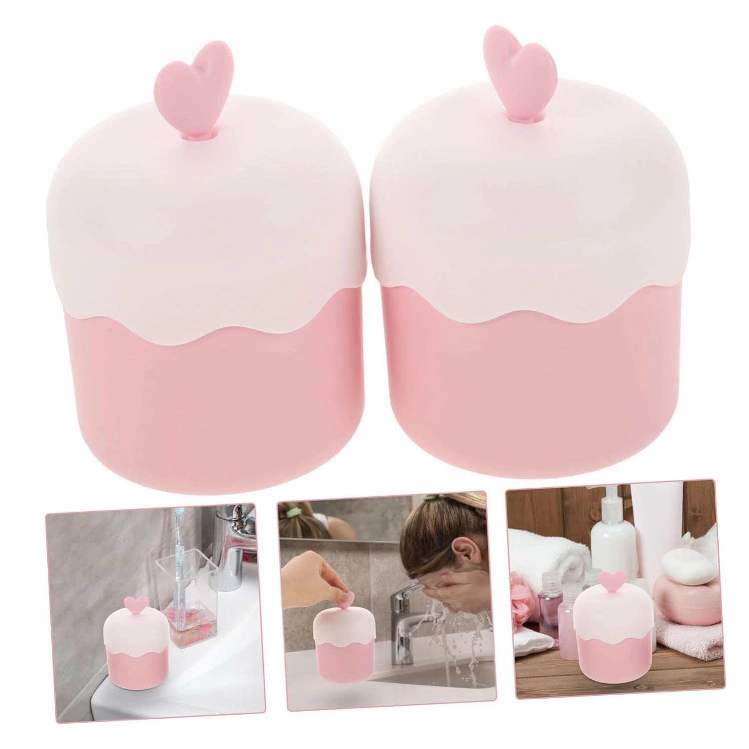 2pcs Portable Facial Foam Maker Cup Bubble Maker for Face Wash Lightweight Easy to Clean for Travel Daily Use Simple Operation for Rich Foam