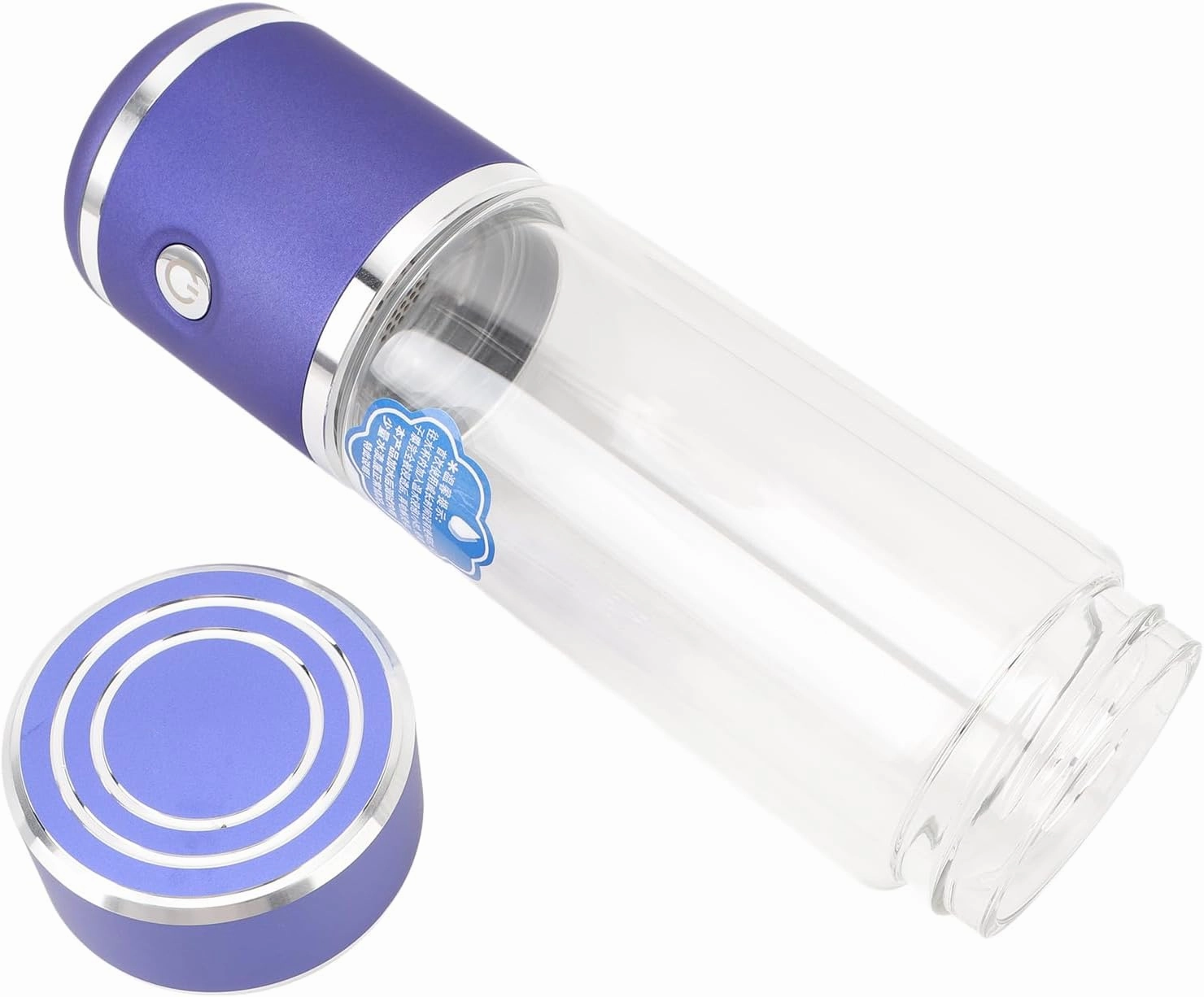 300ml Hydrogen Water Generator Bottle, Hydrogen Rich Water Glass Health Cup Machine for Home Office Travel