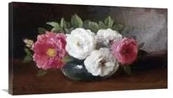 36 in. Pink & White Art Print - Benjamin Champney