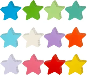 360 Pcs Star Cutouts Assorted Color Paper Star Cut-Outs Star Shapes Accent Star Die-Cuts for Classroom Decor Teachers Kids DIY Craft Projects Back to School Bulletin Board Decorations