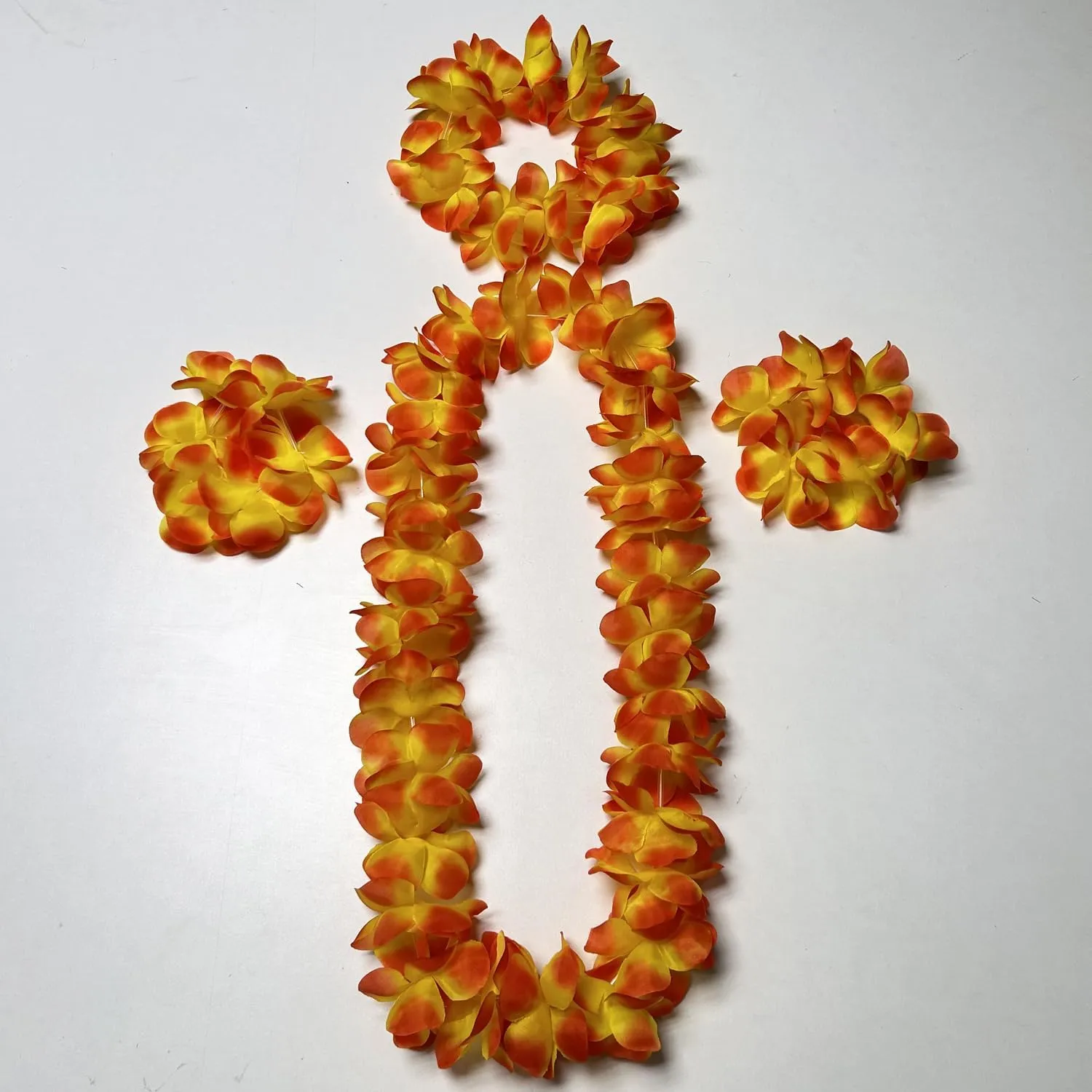 48pcs Hawaiian Costume Accessories Set for Women Luau Party Outfit Wedding Favors