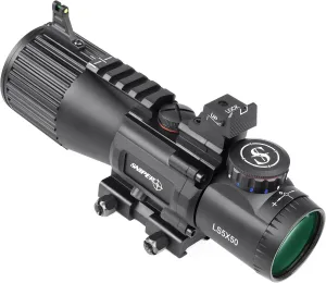 5X50mm Prism Scope GIII LS5X50 Prism Scope with Illuminated Red/Green/Blue Reticle
