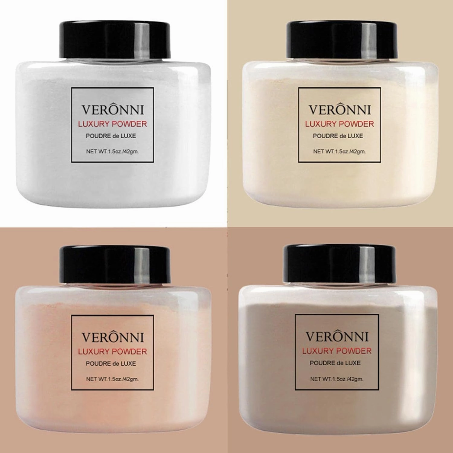 5xLoose Face Powder Semi-Matte Smooth Makeup Oil Control 02