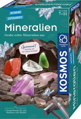 657901 Grabe echte Mineralien selbst aus mit Hammer und Meißel Experiment Set for Children Aged 7 and Over