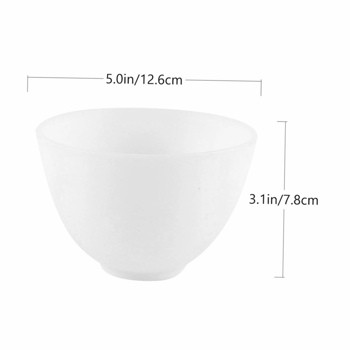 6pcs Mask Bowl Mixing Bowl for Facial Bowls Makeup Applicator Beauty Face Mask Applicator Bowl Mask Making Bowl DIY Facemask Mixing Bowl DIY Facial Bowl DIY Bowl White