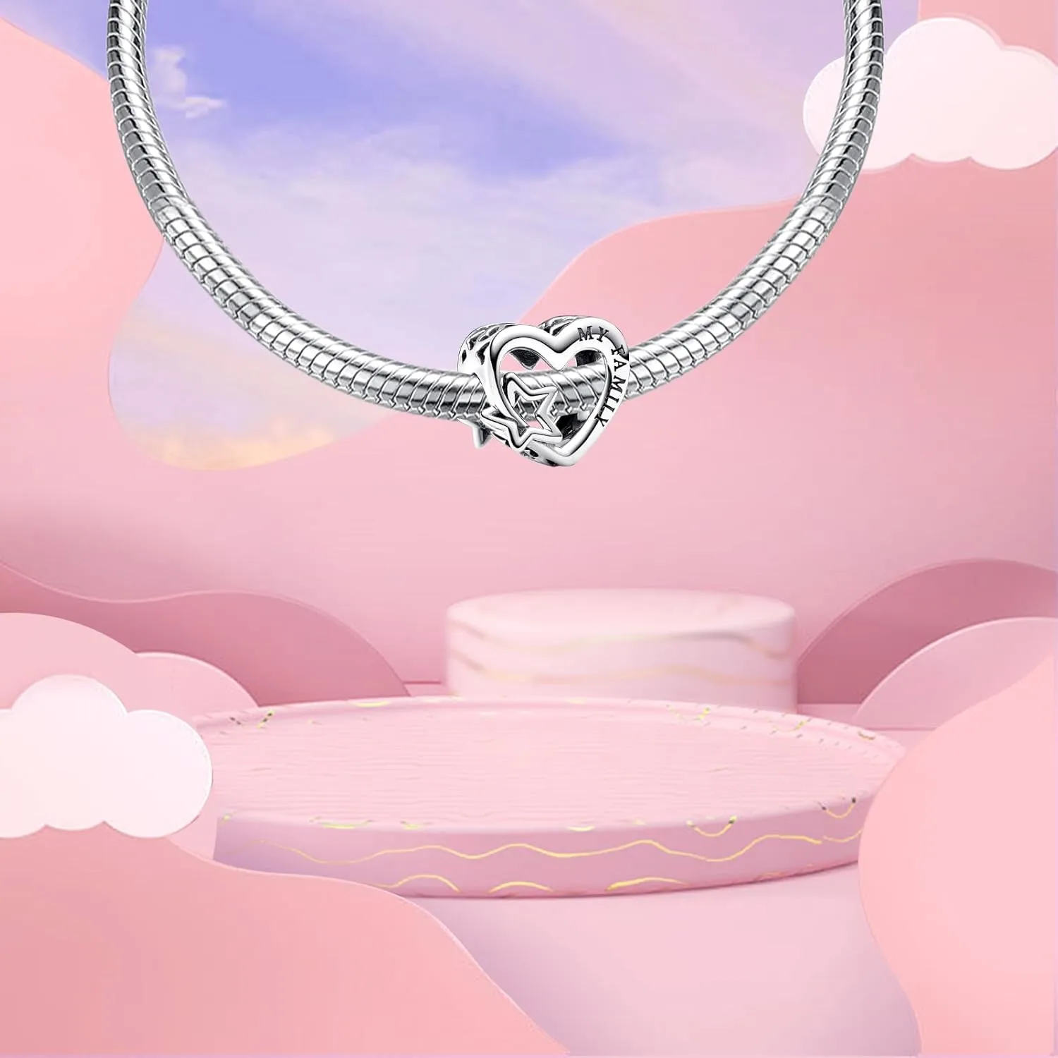 925 Sterling Silver Charms Nurse, Pink Ribbon, Dancing, Feather Pendant Gifts For Bracelet Necklace