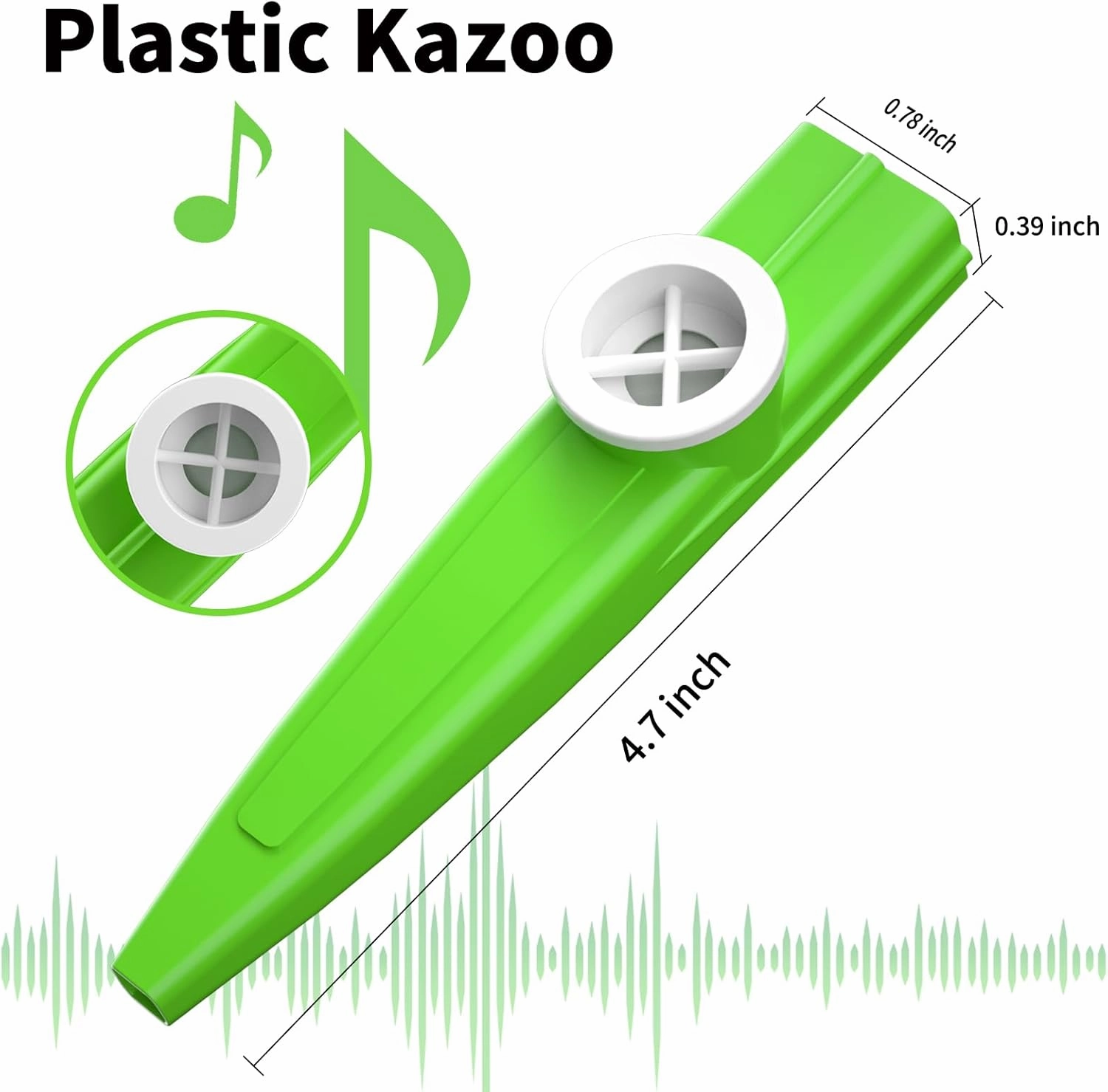 96 Pcs 8 Colors Plastic Kazoos Bulk for Kids, Early Childhood Educational Gifts Party Favors Gifts Prize Classrooms Musical Instrument