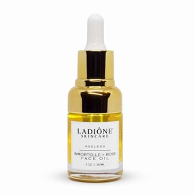 Ageless Rose Immortelle Face Oil Serum (Natural) 1 oz - w/Standard Packaging