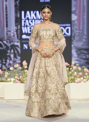 Aida blush embroidered lehenga set