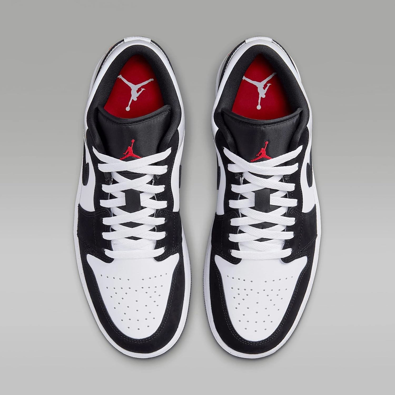 Air Jordan 1 Low SE Men's Shoes (HF3148-106, White/Black/Matte Silver/Fire Red)