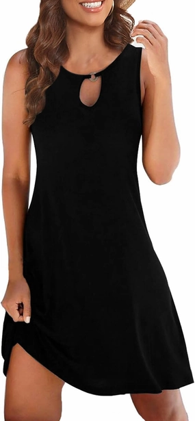 Akihoo Womens Summer Casual Dresses Sleeveless Tshirt Sundress Vest Tank Sun Dress