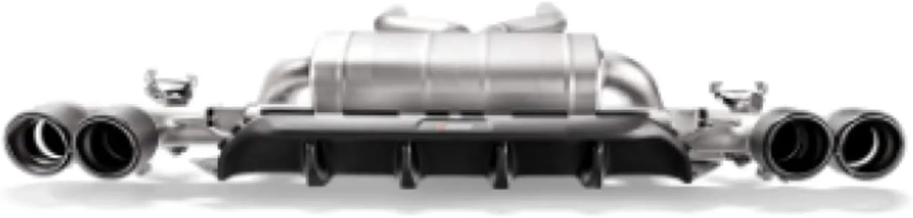 Akrapovic - 18  BMW M5 (F90) Rear Carbon Fiber Diffuser - Matte w/Red Akrapovic - Logo (DI-BM/CA/5/M/RS)