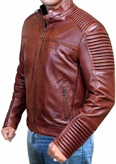 All Weather Fashions for Party Club Red leather jacket