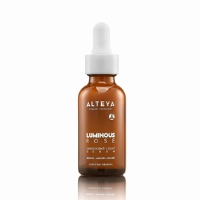 Alteya Organics Luminous Rose Iridescent Light Serum 1Fl Oz/ 30mL