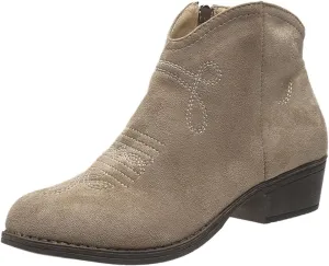 AMDBEL Fall Boots for Women 2024, Women's Ankle Boots Low Heel Short Boots Fashion Winter Walking Shoes with Side Zipper