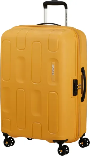American Tourister Suitcase, Yellow (Banana Cream), M (68 cm-64 L)