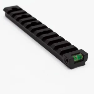 Anarchy Outdoors Scope Base for CVA Accura w/Bubble Level | Removable & Customizable Bubble Level | Picatinny Rail, 6061 Aluminum, Matte Black, 20 MOA