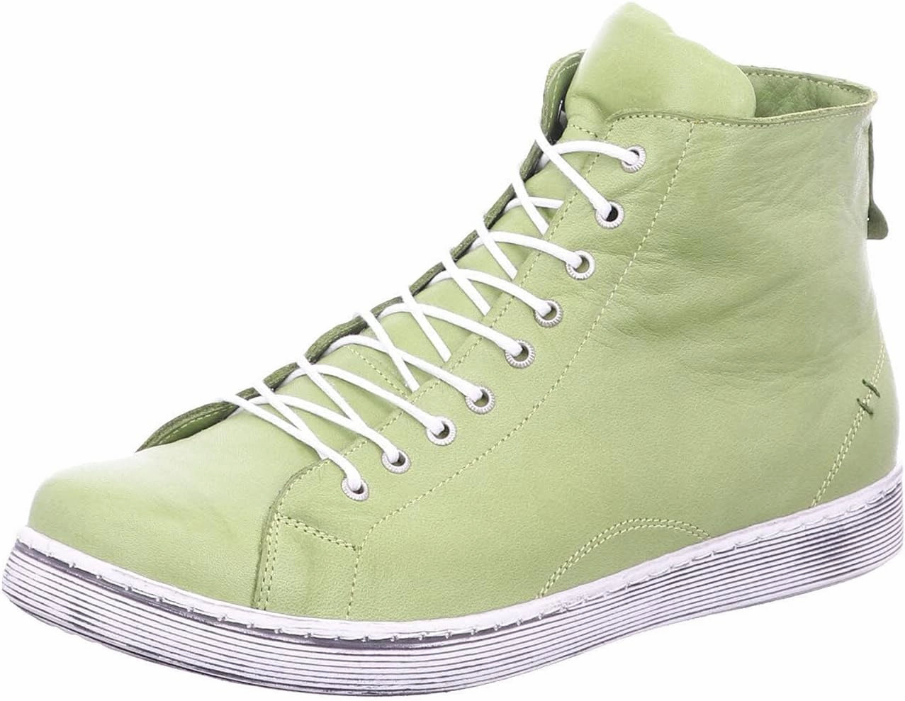 Andrea Conti Lace-Up Boots 0341500 High-Top Trainers Lace-Up Boots, Green, 9.5 Women