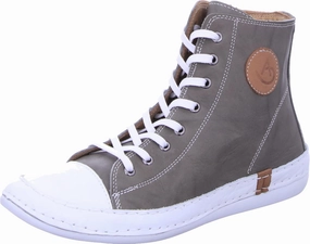 Andrea Conti Women's High Top Trainers, charcoal, 6 Women