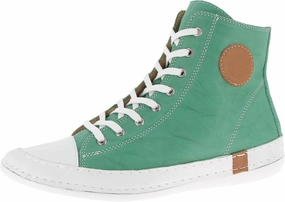 Andrea Conti Women's High Top Trainers, jade, 7 Women