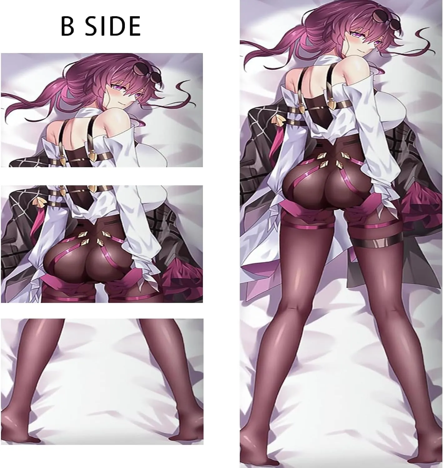 Anime Body Pillow, Body Pillow Anime,Anime Body Pillow Case Cover,Soft Anime Hugging Body Pillowcase Cover Dakimakura Double-Sided Peach Skin Pillow Cover Case(59in X 19.7in).