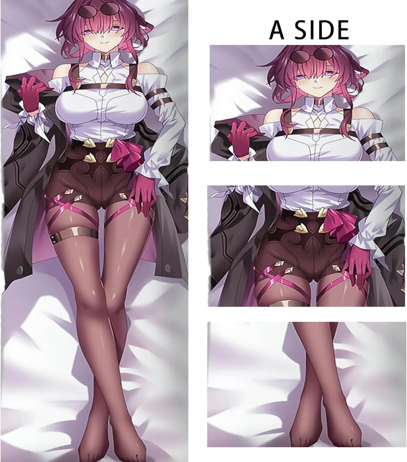 Anime Body Pillow, Body Pillow Anime,Anime Body Pillow Case Cover,Soft Anime Hugging Body Pillowcase Cover Dakimakura Double-Sided Peach Skin Pillow Cover Case(59in X 19.7in).