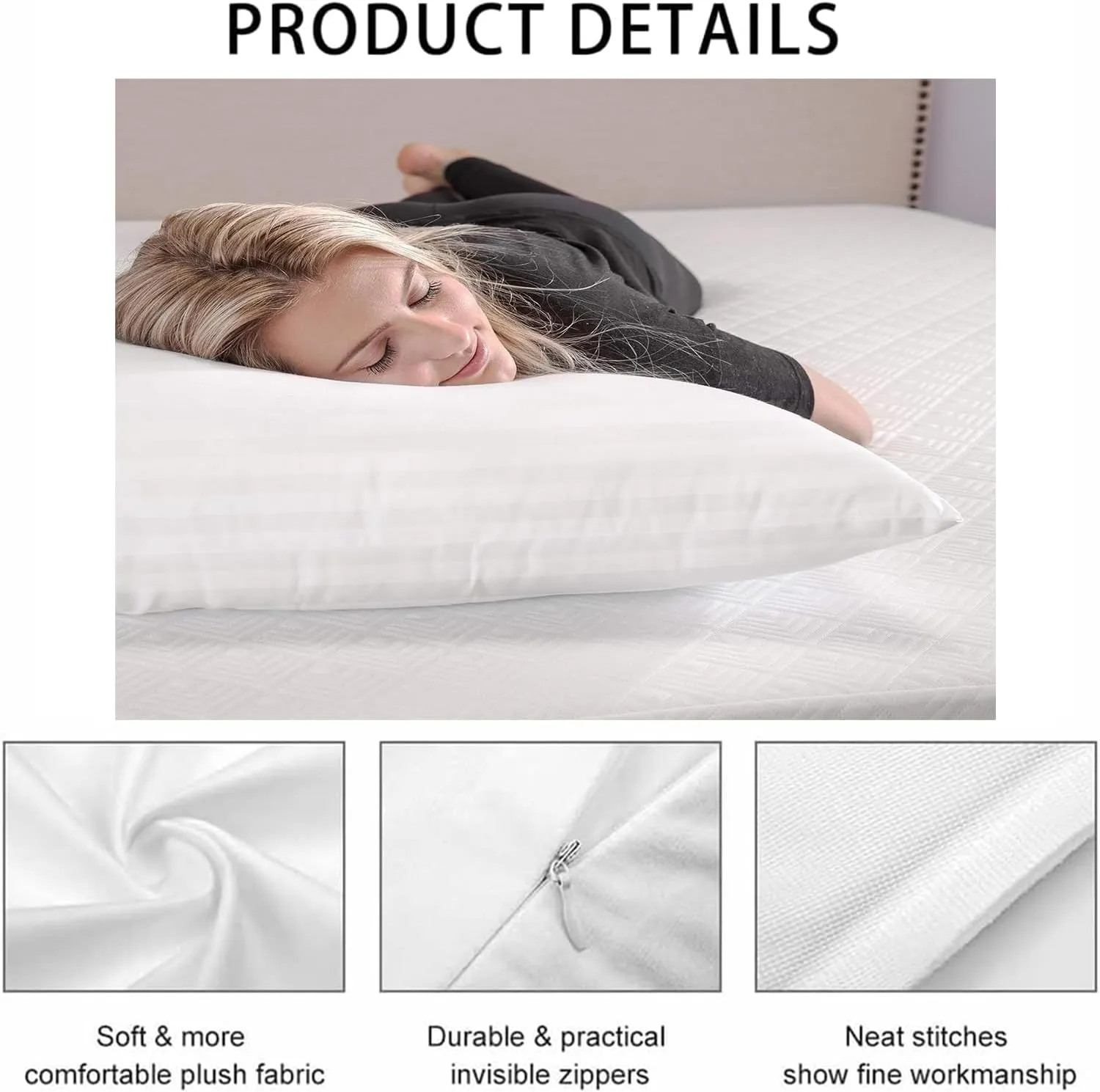 Anime Body Pillow, Nobara Body Pillow,Anime Body Pillow Cover Case,Soft Hugging Body Pillowcase Cover Dakimakura Double-Sided Peach Skin Pillow Cover Case (59in X 19.7in).