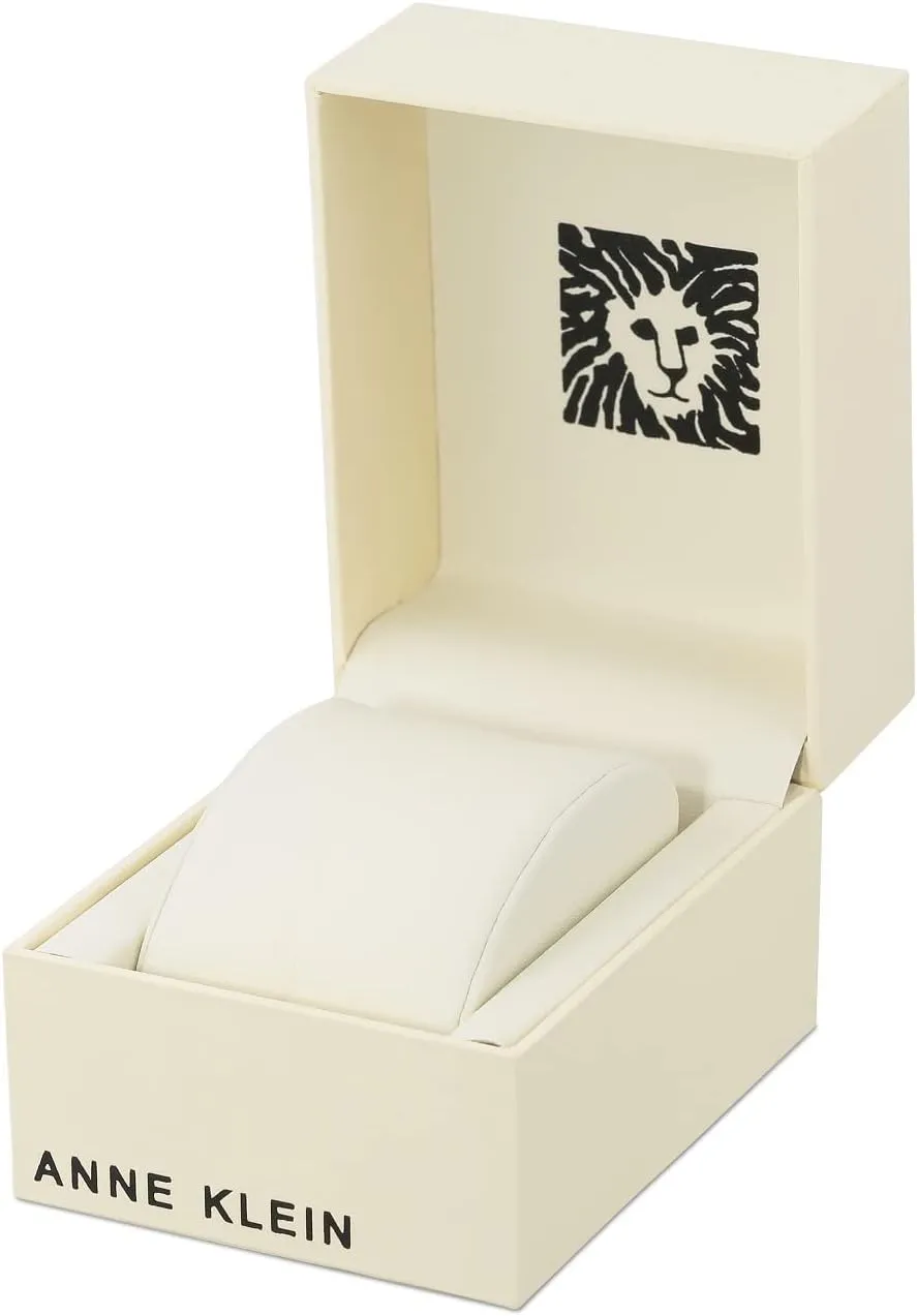 Anne Klein Women's Accented Bangle Watch and Bracelet Set, AK/3296