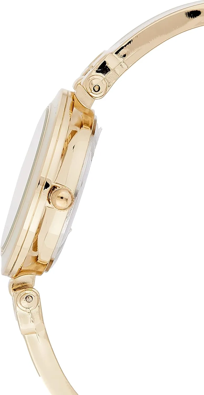 Anne Klein Women's Accented Bangle Watch and Bracelet Set, AK/3296