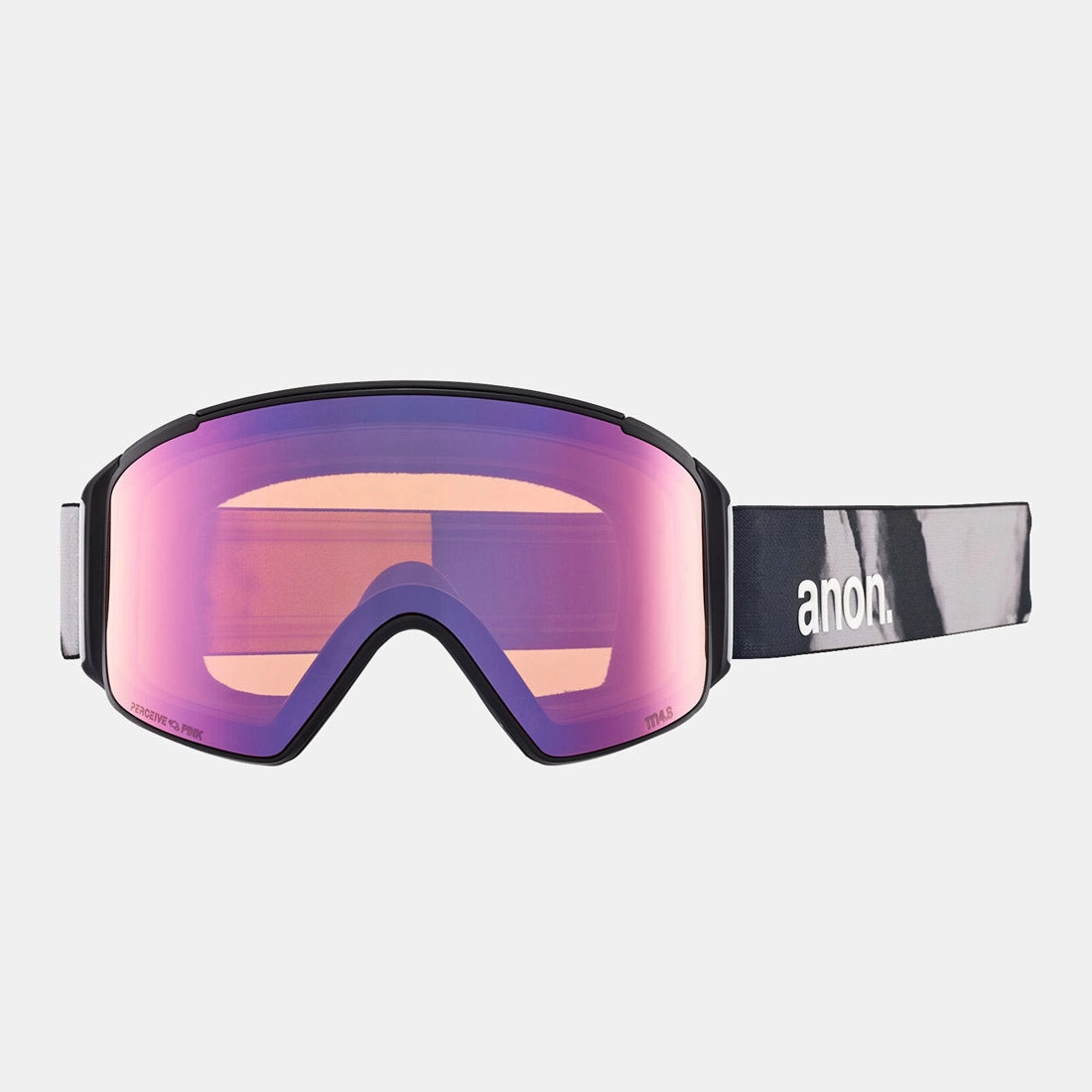 ANON M4S Cylindrical Goggle   MFI Facemask 2025 - Family Tree/Perceive Variable Blue