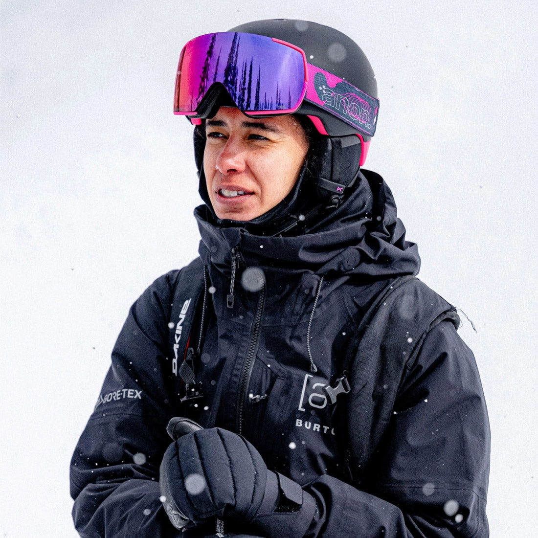 ANON M5 Goggle   MFI Facemask 2025 - Portrait/Perceive Sunny Onyx