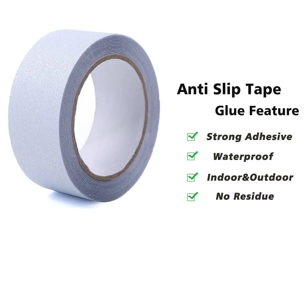 Anti Slip Tape 2 inch x 33 feet Safety Non Slip High Grip Adhesive Flooring Sticky Strip Steps Tread Waterproof Indoor Outdoor Blue