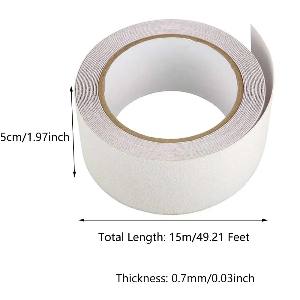 Anti Slip Tape 2 inch x 33 feet Safety Non Slip High Grip Adhesive Flooring Sticky Strip Steps Tread Waterproof Indoor Outdoor Blue