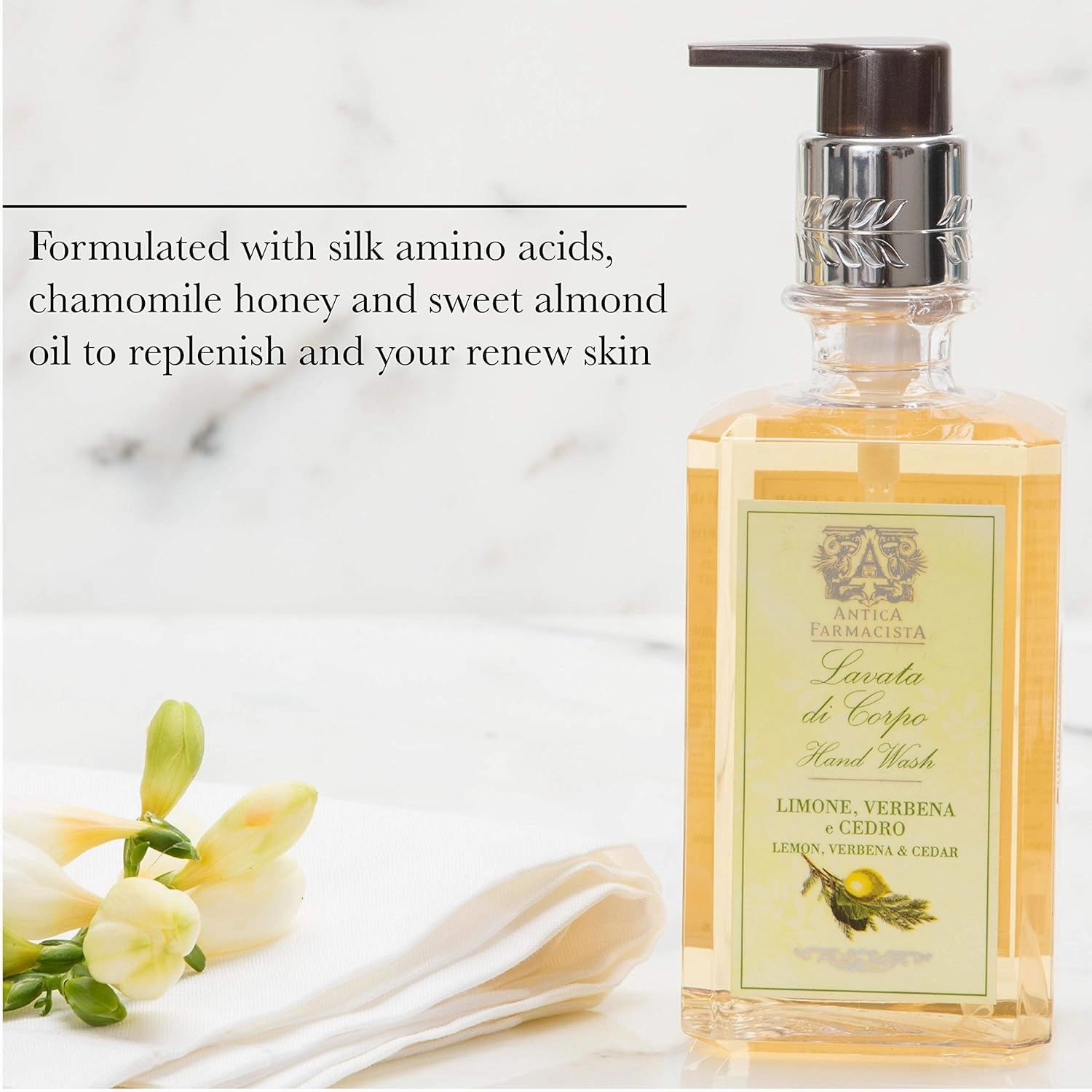 Antica Farmacista Hand Wash -Lavender & Lime Blossom, 10 Fl Oz (Pack of 1)