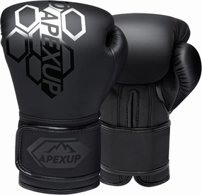 APEXUP Boxing Gloves for Men Women, Integrated Thickened Padding, Boxing Training Kickboxing Heavy Bag Gloves for MMA Kickboxing Muay Thai Sparring