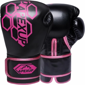 APEXUP Boxing Gloves for Men Women, Integrated Thickened Padding, Boxing Training Kickboxing Heavy Bag Gloves for MMA Kickboxing Muay Thai Sparring