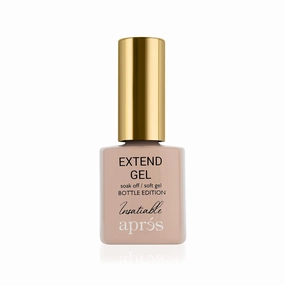 Apres Color Extend Gel Bottle, Gel-X Tips Adhesive, Soak Off UV Soft Gel Builder, Nude Colors (Insatiable, 15 ml)
