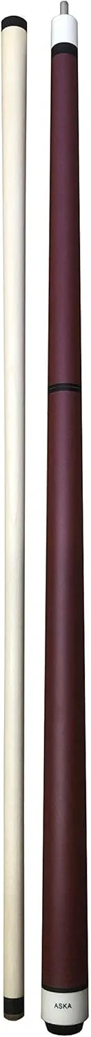 ASKA 25-Ounce Heavy Hitter Matte Jump Break Cue Stick JBC, 3pc Cue, Jump/Break Cue. 14-mm Tip, Hard Rock Canadian Maple Shaft