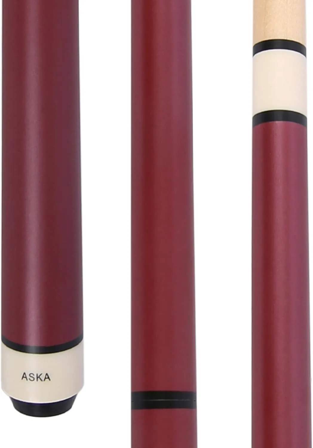 ASKA 25-Ounce Heavy Hitter Matte Jump Break Cue Stick JBC, 3pc Cue, Jump/Break Cue. 14-mm Tip, Hard Rock Canadian Maple Shaft