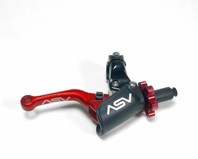 ASV Unbreakable C6 Off-Road Dirt Brake Lever w/PRO Perch # BD C605PX - Red