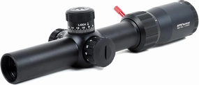 AT3 Tactical Red Tail Rifle Scope with Illuminated BDC Reticle - 1-4x24 Without Scope Mount