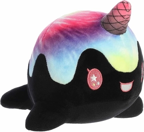 Aurora® Enchanting Tasty Peach® Space Nomwhals Stuffed Animal - Bright & Colorful Design - Showpiece Plush - Nebula 7 Inches