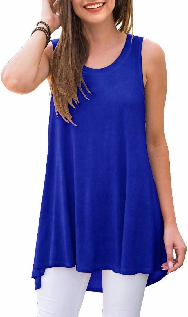 AWULIFFAN Women's Summer Casual Short Sleeve V-Neck T-Shirt Tunic Tops Blouse Shirts