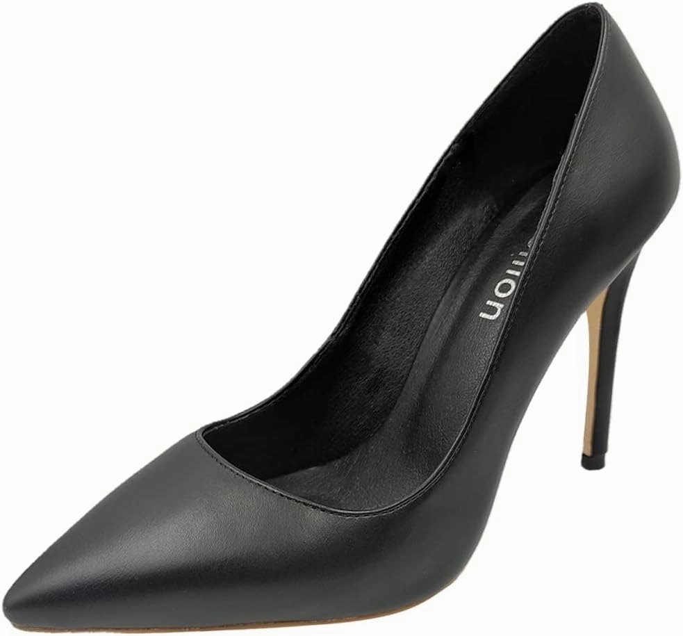 Axellion Women's Closed Toe Stiletto Pumps, Pointed Toe High Heels for Wedding, Prom, Office & Daily Wear
